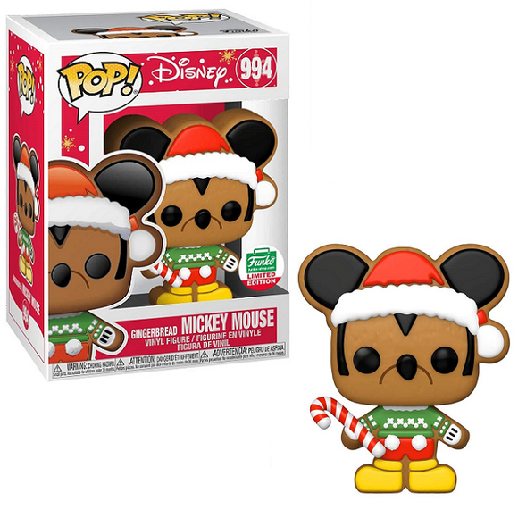 Gingerbread Mickey Mouse #994 - Disney Funko Pop! [Holiday Funko Limited Edition]