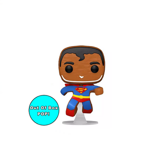 Gingerbread Superman #443 - DC Super Heroes Funko Pop! Heroes [Holiday] [OOB]