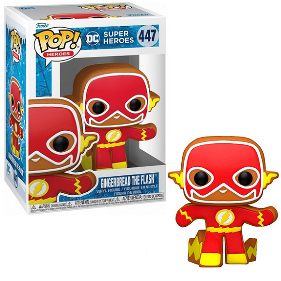 Gingerbread The Flash #447 - DC Super Heroes Funko Pop! Heroes [Holiday]