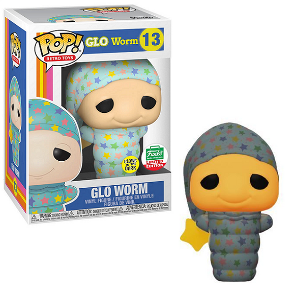 Glo-Worm #13 - Glo-Worm Funko Pop! Retro Toys [GITD Funko Limited Edition]