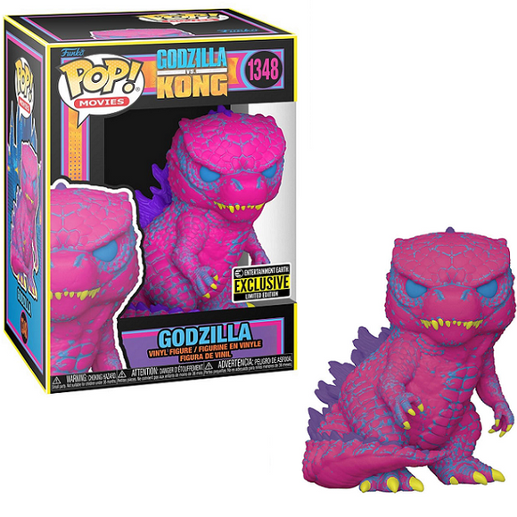 Godzilla #1348 - Godzilla vs Kong Funko Pop! Movies [Black Light EE Exclusive]