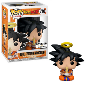 Goku #710 - Dragon Ball Z Funko Pop! Animation [Eating Noodles] [Amazon Exclusive]