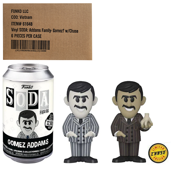 Gomez – Addams Family Funko Soda [Factory Sealed Case (6) w/Chase]