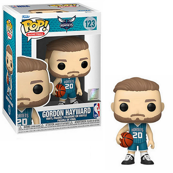 Gordon Hayward #123 - Hornets Funko Pop! Basketball [Teal Jersey]