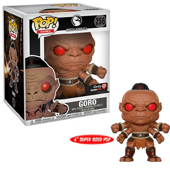 Goro #256 – Mortal Kombat Funko Pop! Games [6-Inch GameStop Exclusive]
