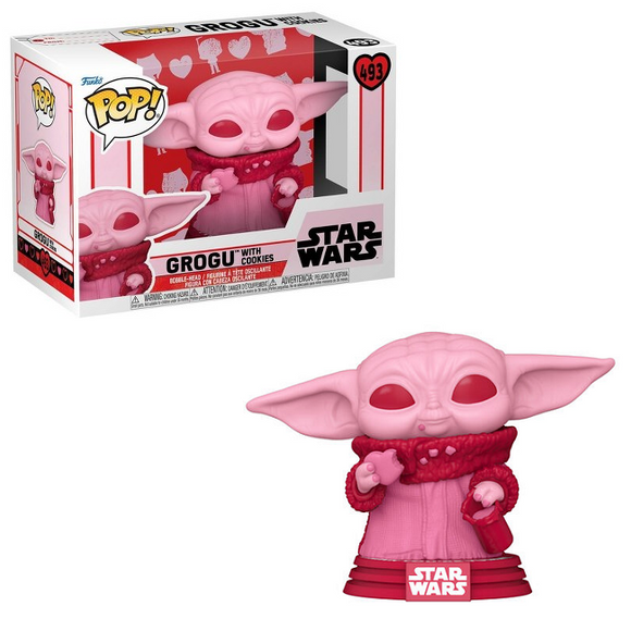 Grogu With Cookies #493 - Star Wars Funko Pop! [Valentines]