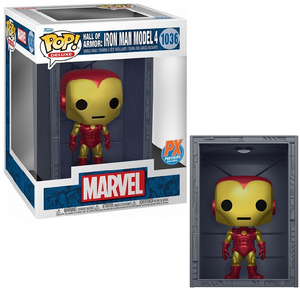Hall of Armor Iron Man Model 4 #1036 - Marvel Funko Pop! Deluxe [Px Exclusive]