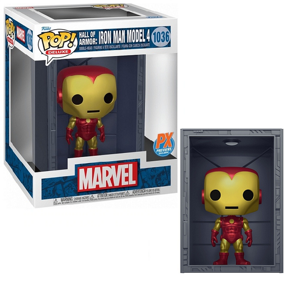 Hall of Armor: Iron Man Model 4 Armor (Marvel) Deluxe PX Exclusive