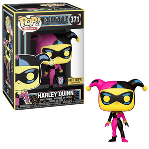 Harley Quinn #371 - Batman Animated Series Funko Pop! Heroes [Black Light Hot Topic Exclusive]