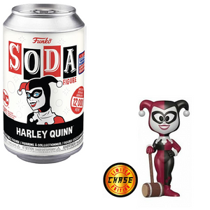 Harley Quinn – DC Comics Funko Soda Figure [Metallic Chase Version, Opened]
