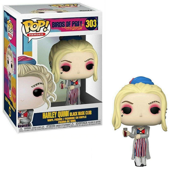 Harley Quinn Black Mask Club #303 - Birds of Prey Funko Pop! Heroes