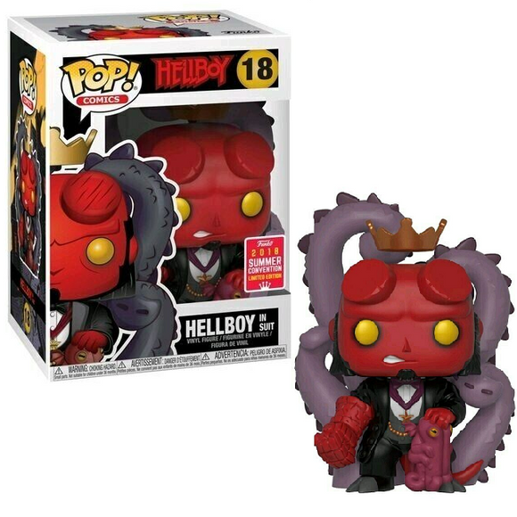 Hellboy in Suit - Hellboy Funko Pop! Comics [2018 Summer Convention Exclusive]