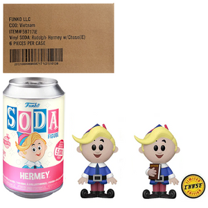 Hermey - Rudolph the Red-Nosed Reindeer Funko Soda [Factory Sealed Case (6) w/Chase] [International]