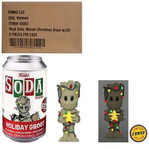 Holiday Groot - The Guardians of the Galaxy Holiday Special Funko Soda [Factory Sealed Case (6) w/Chase]