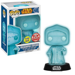 Holographic Emperor #40 – Star Wars Funko Pop! [Gitd Toy Wars Eclusive]