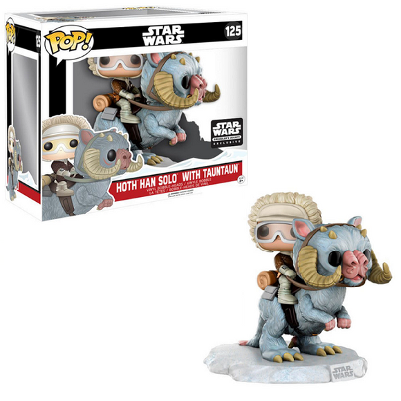 Hoth Han Solo with Tauntaun #125 - Star Wars Funko Pop! [Smugglers Bounty Exclusive]