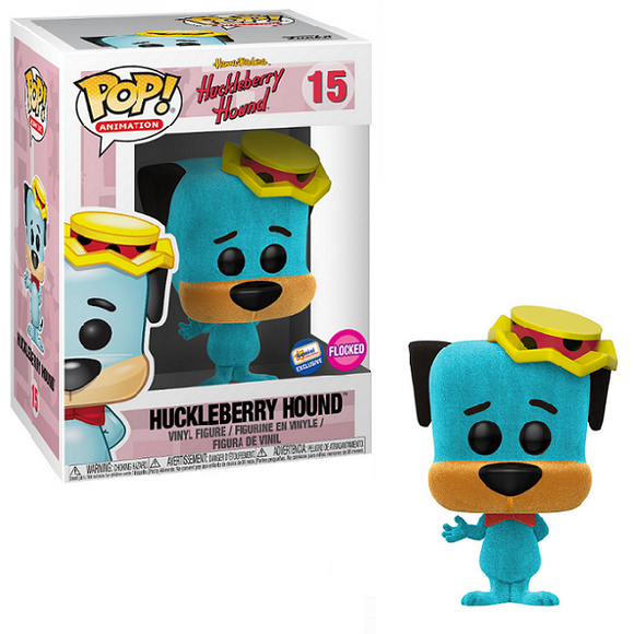 Huckleberry Hound #15 - Hanna Barbera Funko Pop! Animation [Flocked Gemini Collectibles Exclusive]