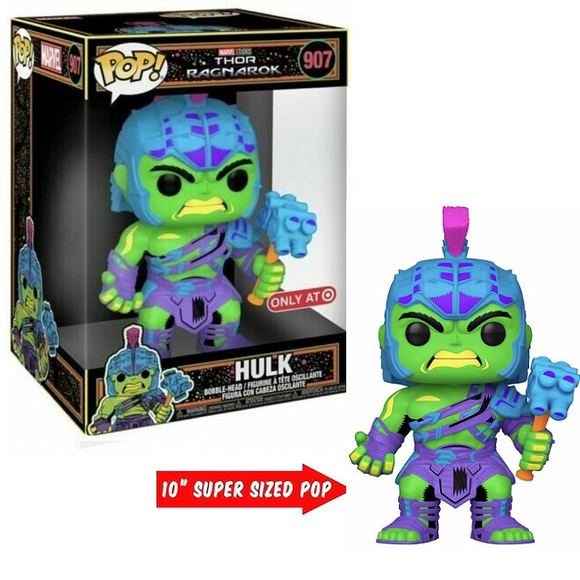 Hulk #907 - Thor Ragnarok Funko Pop! [10-Inch Black Light Target Exclusive]