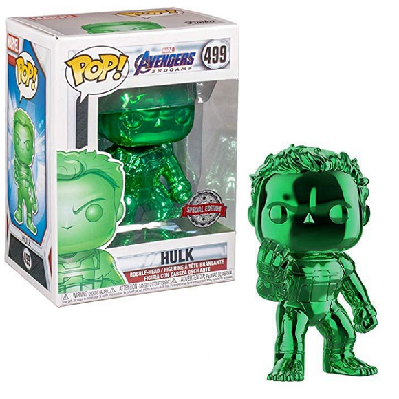 Hulk #499 – Avengers Endgame Funko Pop! [Green Chrome] [Special Edition]