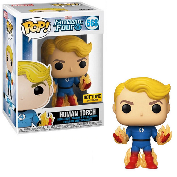 Human Torch #568 - Fantastic Four Funko Pop! [Hot Topic Exclusive]