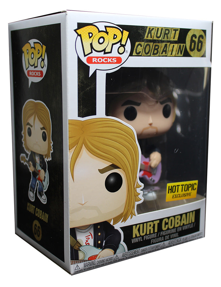 Sold Funko Pop Kurt Cobain Hot Topic Exclusive VAULTED