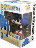 Sonic with Ring #283 – Sonic The Hedgehog Funko Pop! Games [Gitd Toys R Us Exclusive] [Minor Box Damage]