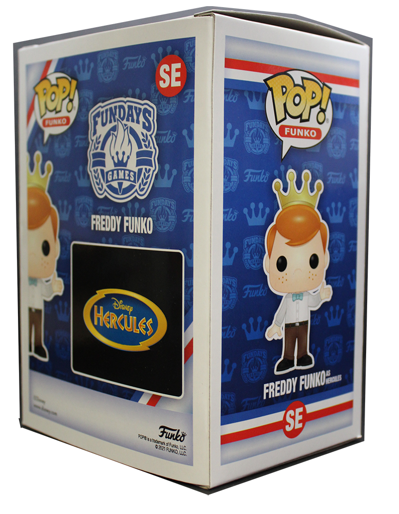 Freddy Funko as authentic Hercules 2021 Funko Box of Fun Funko Pop