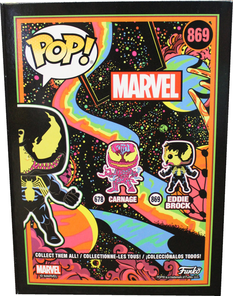 Outlet eddie brock blacklight funko target exclusive