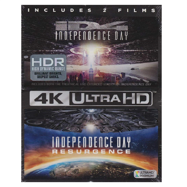 Independence Day Double Feature 2-Movie Collection [4K Ultra HD
