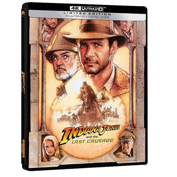 Indiana Jones and the Last Crusade [SteelBook] [4K Ultra HD] [1989] [No Digital Copy]