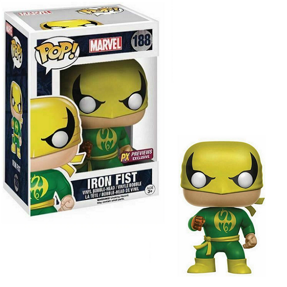 Iron Fist #188 – Marvel Funko Pop! [Yellow & Green PX Exclusive]