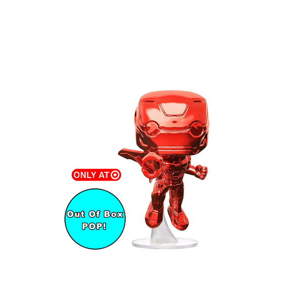 Iron Man #285 – Avengers Infinity War Funko Pop! [Red Chrome] [Target Exclusive] [OOB]