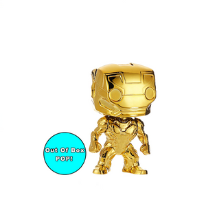 Iron Man #375 – Marvel Studios 10 Funko Pop! [Gold Chrome] [OOB]