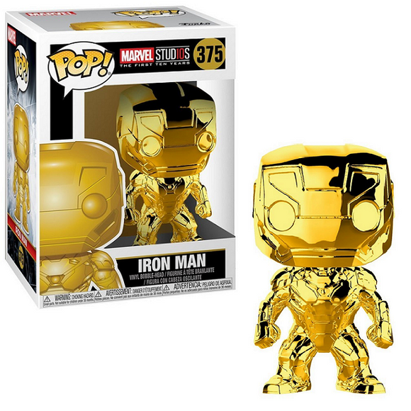 Iron Man #375 - Marvel Studios 10 Pop! [Gold Chrome]