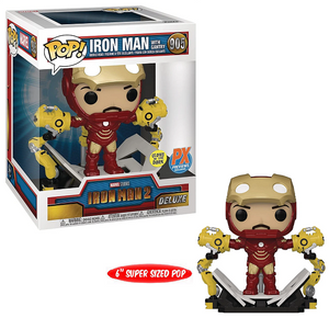 Iron Man with Gantry #905 – Iron Man 2 Funko Pop! [6-Inch Gitd PX Exclusive]