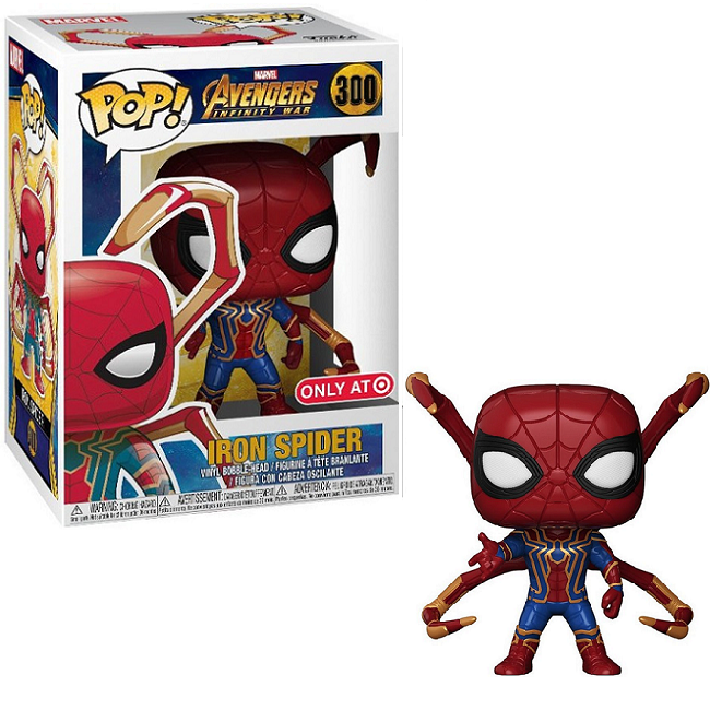 Iron Spider #300 - Avengers Infinity War Funko Pop! [Target Exclusive ...