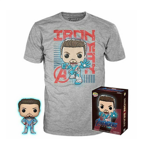 Iron Man - Avengers End Game Pop! & Tee [Size-M]