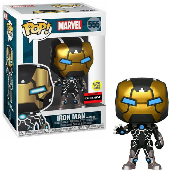 Iron Man Model 39 #555 - Marvel Funko Pop! [GITD AAA Exclusive]