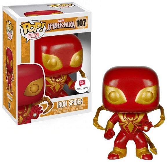 Iron Spider #107 - Spider-Man Funko Pop! Marvel [WalGreens Exclusive]