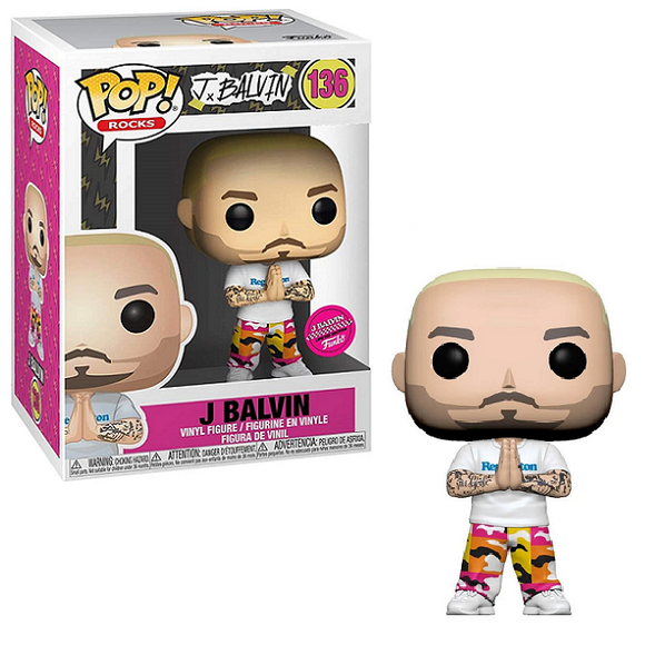 J Balvin #136 - J Balvin Funko Pop! Rocks [J Balvin Exclusive]