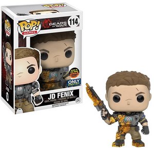 JD Fenix #114 - Gears of War Funko Pop! Games [GitD Swarm Gunk Best Buy Exclusive]