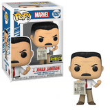 J. Jonah Jameson #1057 Marvel Funko Pop EE Exclusive in and out of box view
