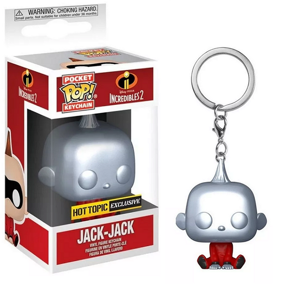 Jack-Jack - Incredibles 2 Funko Pocket POP! Keychain [Metalic Hot Topic Exclusive]
