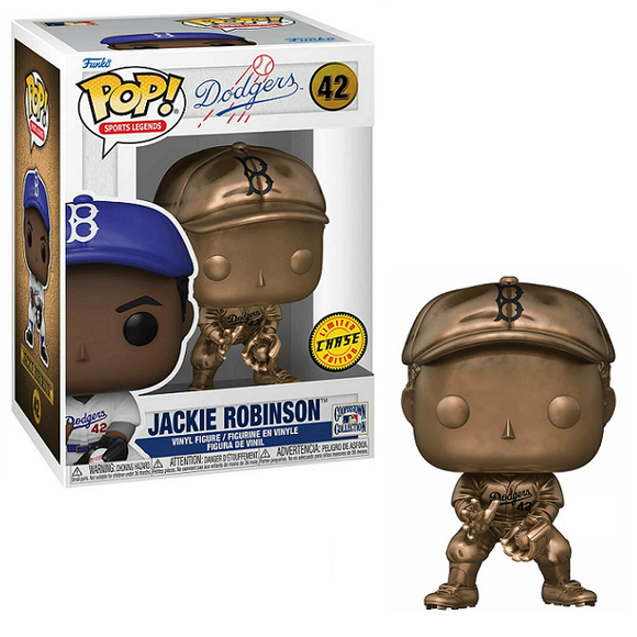 Jackie Robinson #42 - Dogers Funko Pop! Sports Legends [Chase Version]