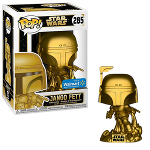 Jango Fett #285 - Star Wars Funko Pop! [Gold Walmart Exclusive]