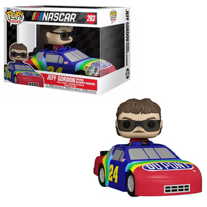 Jeff Gordon Driving Rainbow Warrior #283 - NASCAR Funko Pop! Rides
