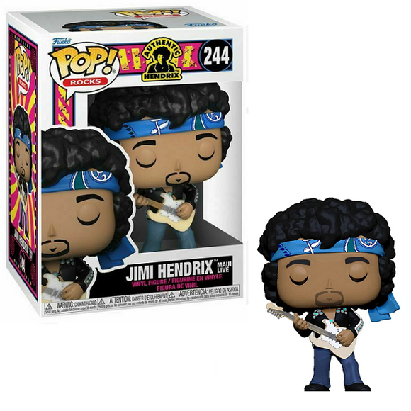 Jimi Hendrix #244 - Jimi Hendrix Funko Pop! Rocks [Maui Live]