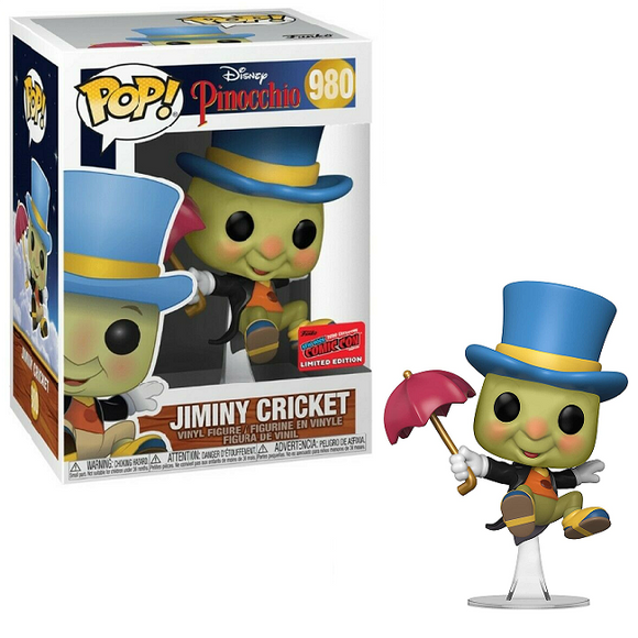 Jiminy Cricket #980 - Pinocchio Funko Pop! [NYCC Limited Edition]