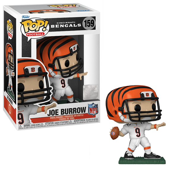 Joe Burrow #159 - Cincinnati Bengals Funko Pop! Football [Away Uniform]