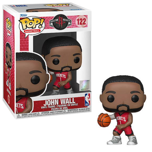 John Wall #122 - Houston Rockets Funko Pop! Basketball [Red Jersey]